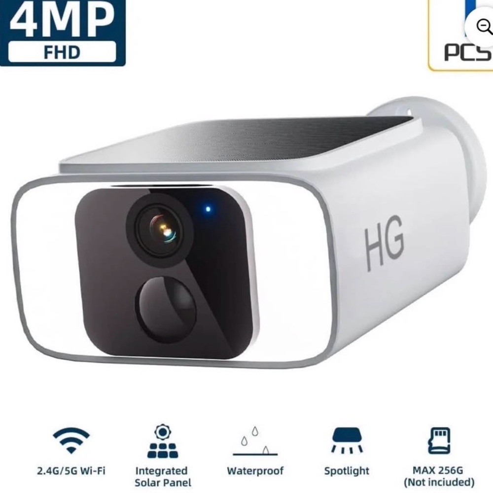 HG Motion-Activated Camera with Spotlight